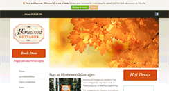 Desktop Screenshot of homewoodcottages.com.au